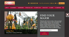 Desktop Screenshot of gannon.edu
